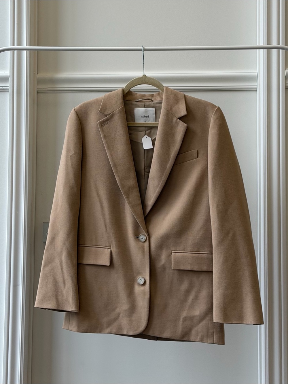 Wilfred Camel Tan Tailored Blazer Jacket